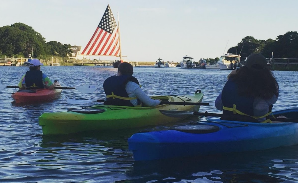 Kayaking at Rideaway Adventures