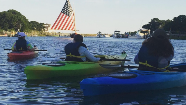 Kayaking at Rideaway Adventures